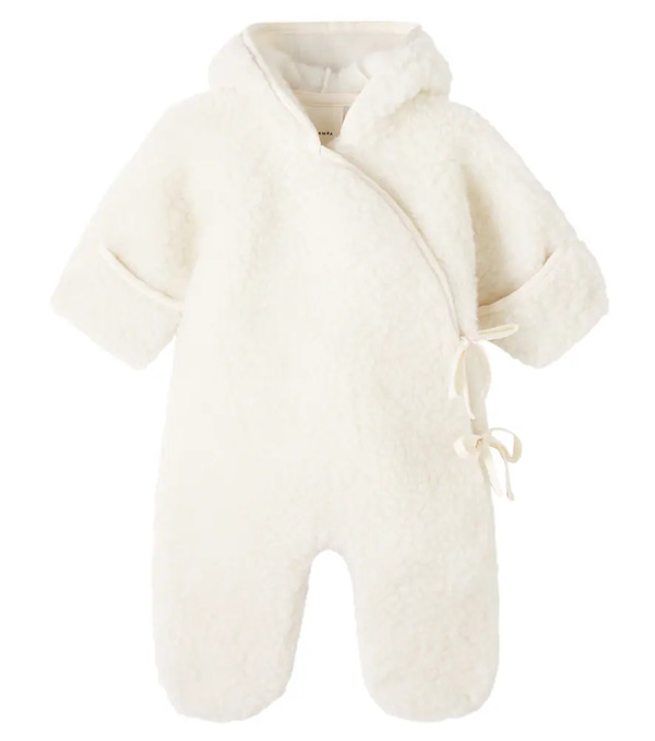  Binibamba Binibamba Baby Wool Teddy Booties And Onesie 