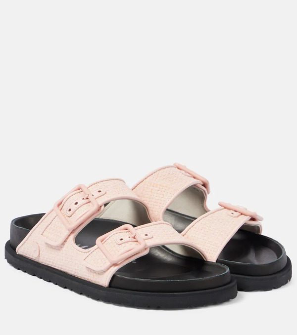  Birkenstock 1774 Birkenstock 1774 Arizona Luxe Raffia Sandals 