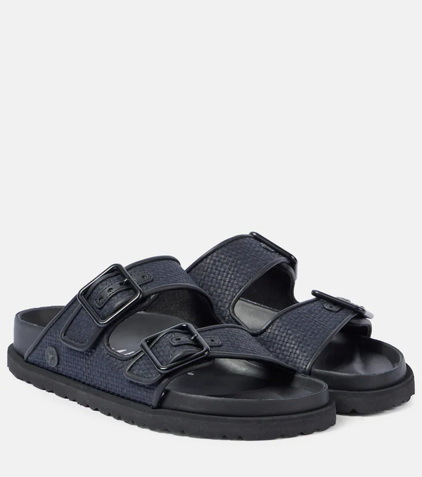  Birkenstock 1774 Birkenstock 1774 Arizona Luxe Raffia Sandals 