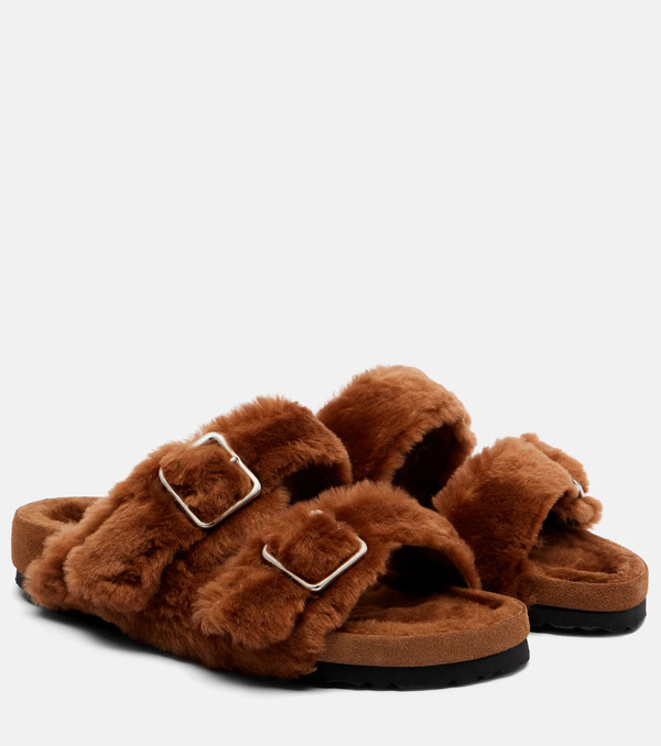  Birkenstock 1774 Birkenstock 1774 Arizona Shearling Slides 