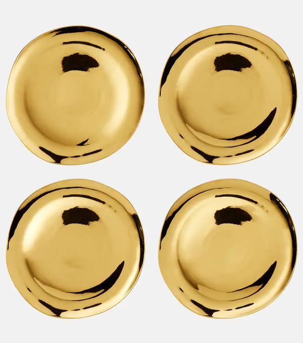  Bitossi Bitossi Set Of 4 Porcelain Dinner Plates 
