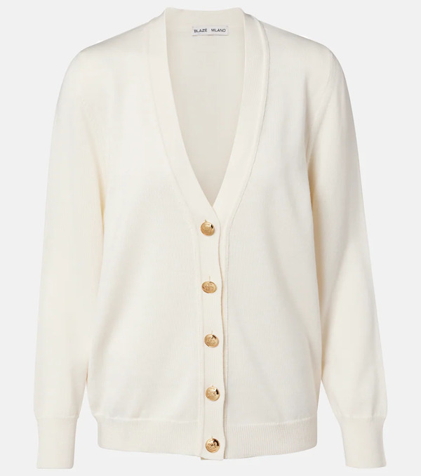  Blaze Milano Blazã© Milano Wool, Silk, And Cashmere Cardigan 