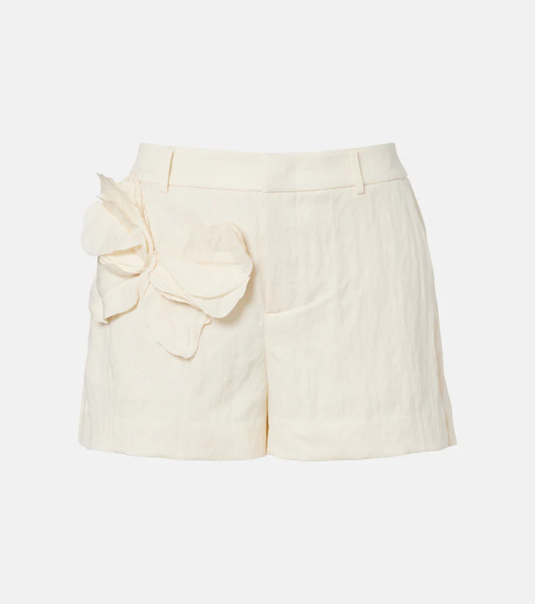  Blumarine Blumarine Appliquã© Gabardine Shorts 