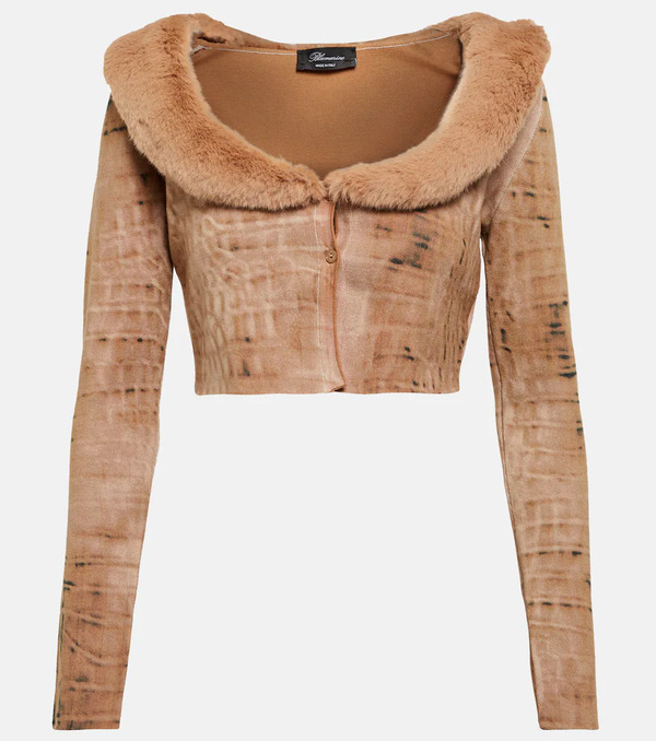  Blumarine Blumarine Cropped Cardigan 