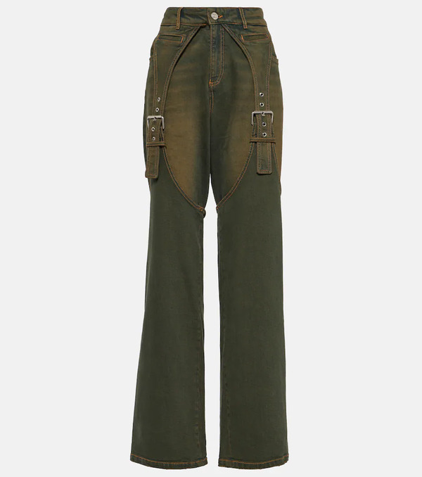  Blumarine Blumarine Embellished Buckle Boyfriend Jeans 
