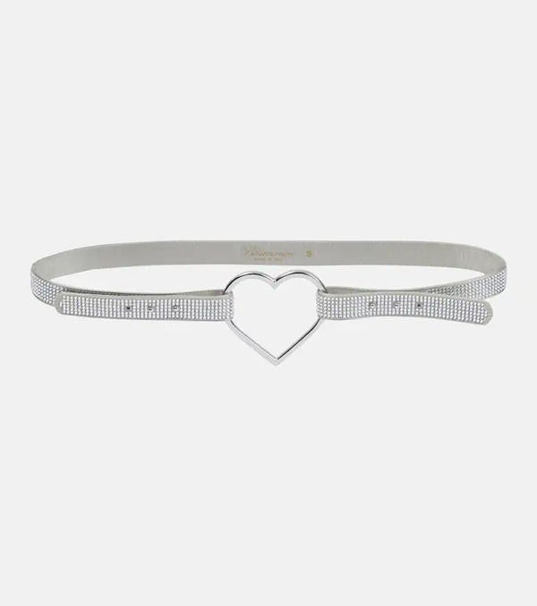  Blumarine Blumarine Heart Crystal-embellished Belt 