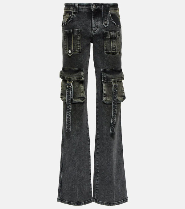  Blumarine Blumarine Low-rise Denim Cargo Pants 