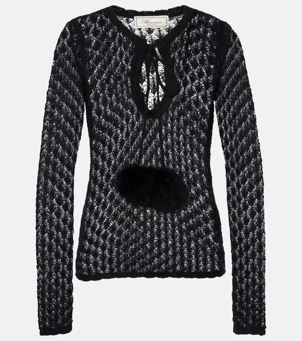  Blumarine Blumarine Open-knit Top 