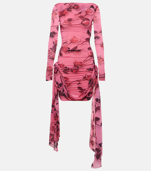 Blumarine Blumarine Printed Jersey Minidress 