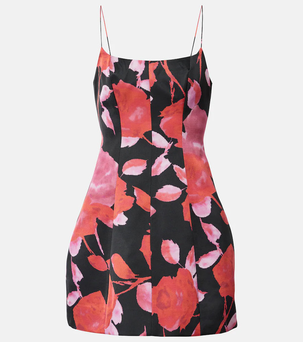  Blumarine Blumarine Printed Satin Minidress 