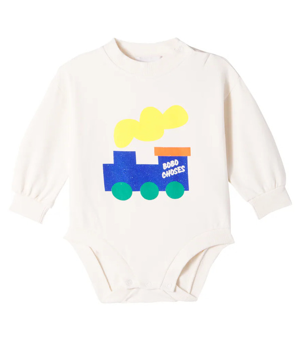 Bobo Choses Bobo Choses Baby Bobo Choo Choo Cotton-blend Bodysuit 