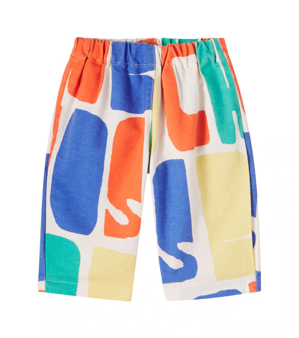  Bobo Choses Bobo Choses Baby Logo Printed Cotton Pants 
