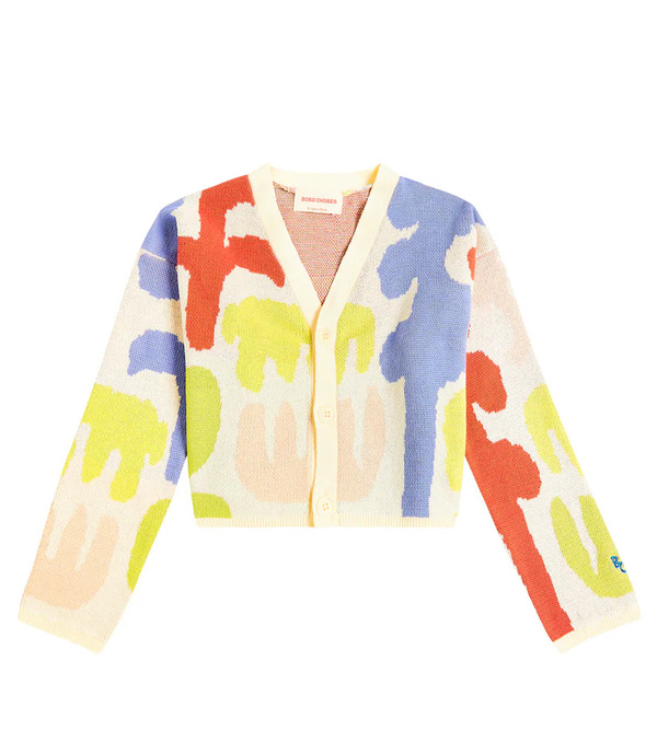  Bobo Choses Bobo Choses Carnival Jacquard Cotton Cardigan 