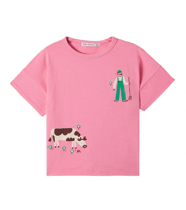  Bobo Choses Bobo Choses Farm Adventure Cotton Jersey T-shirt 