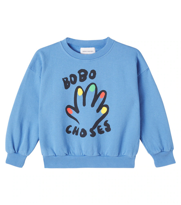  Bobo Choses Bobo Choses High Five Cotton Jersey Sweatshirt 