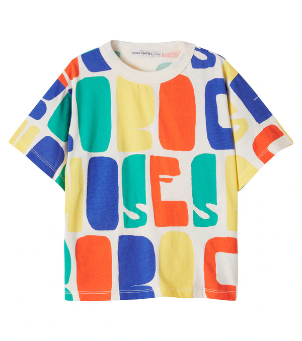  Bobo Choses Bobo Choses Logo Colorblock Cotton T-shirt 
