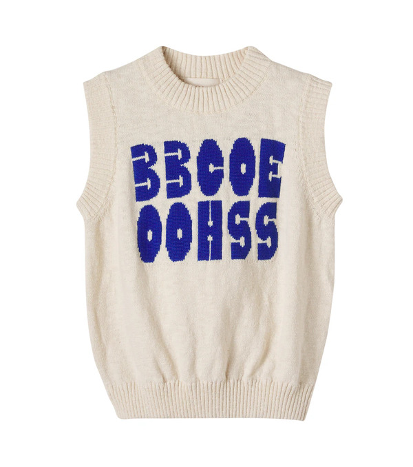  Bobo Choses Bobo Choses Logo Knitted Cotton-blend Vest 