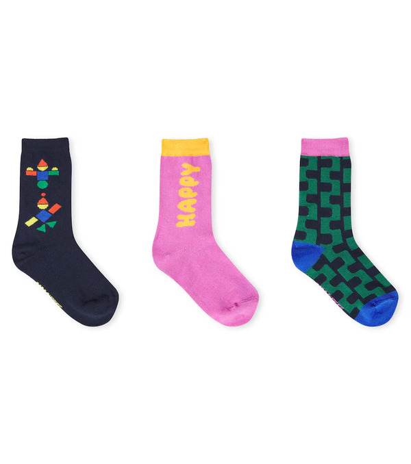  Bobo Choses Bobo Choses Set Of Cotton-blend Socks 