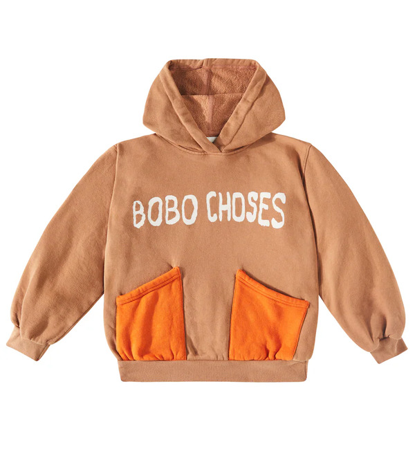  Bobo Choses Bobo Choses Shadow Logo Cotton Jersey Hoodie 