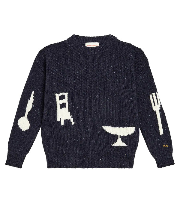  Bobo Choses Bobo Choses The Feast Wool-blend Sweater 