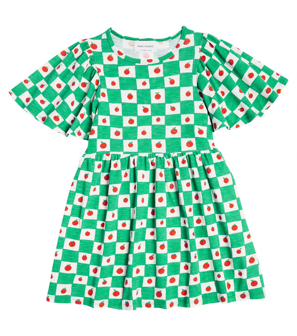  Bobo Choses Bobo Choses Tomato Ruffled Cotton Dress 