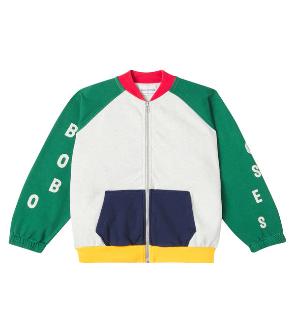  Bobo Choses Bobo Choses Zip-up Cotton Fleece Sweatshirt 