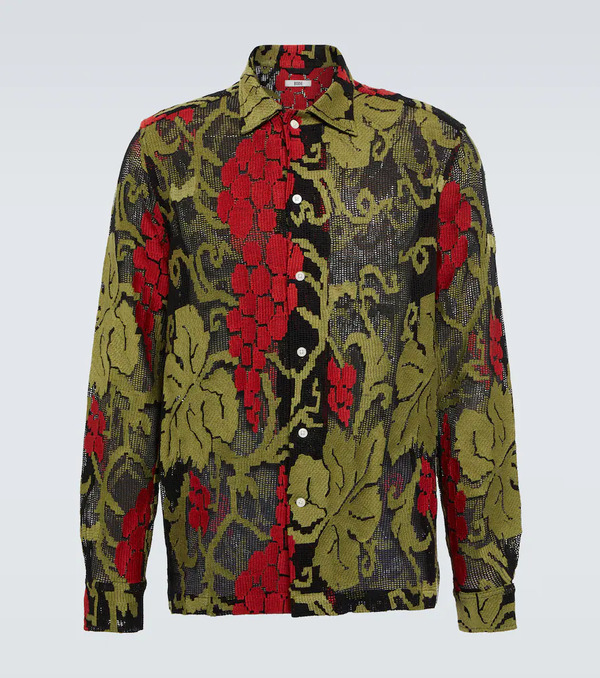  Bode Bode Vineyard Cotton Shirt 