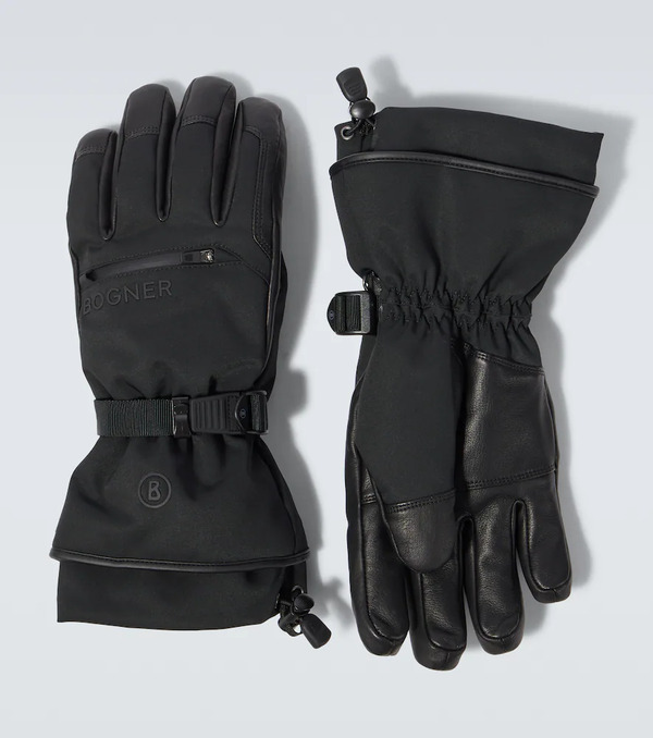  Bogner Bogner Adriano Leather-trimmed Ski Gloves 