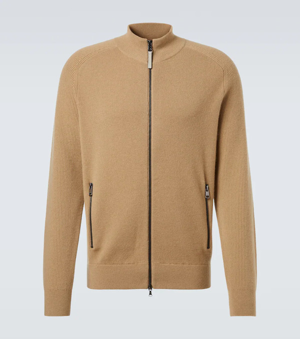  Bogner Bogner Dexter Wool And Cashmere Zip-up Sweater 