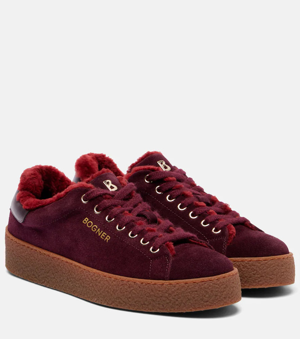  Bogner Bogner Lucerne Shearling-lined Suede Sneakers 
