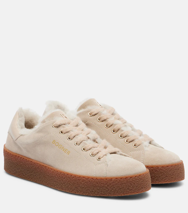  Bogner Bogner Lucerne Shearling-lined Suede Sneakers 