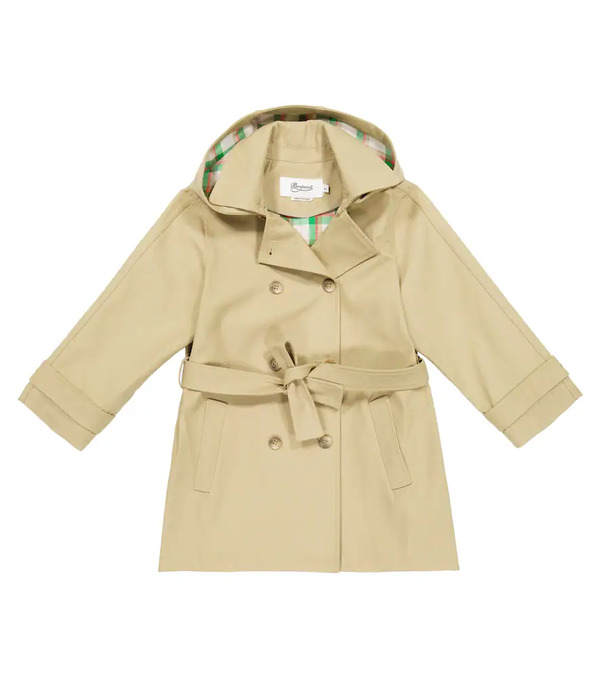  Bonpoint Bonpoint Aida Cotton Trench Coat 