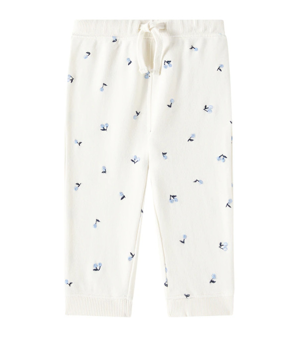  Bonpoint Bonpoint Baby Bambo Embroidered Cotton Sweatpants 