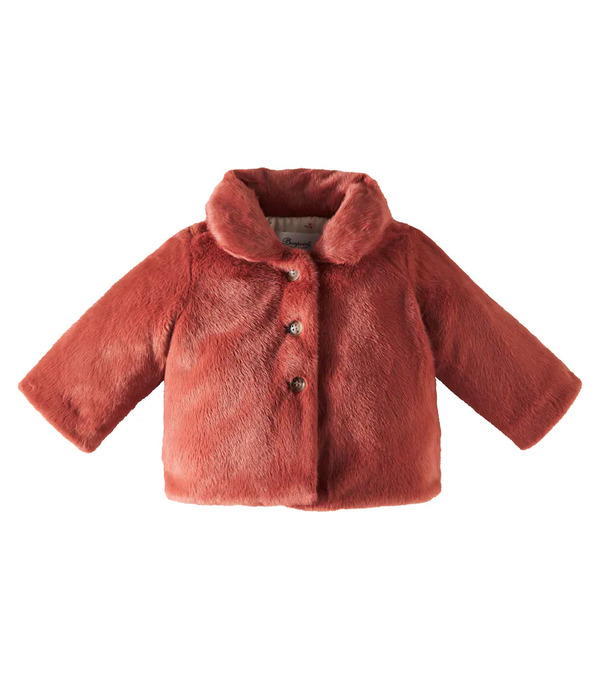  Bonpoint Bonpoint Baby Douceur Faux Fur Coat 