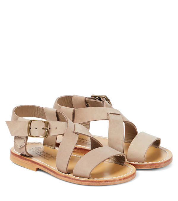  Bonpoint Bonpoint Caina Suede Sandals 