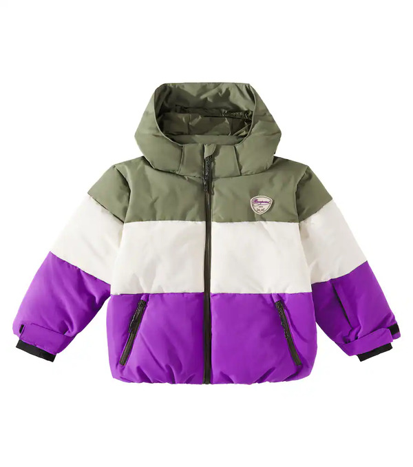  Bonpoint Bonpoint Deyna Colorblocked Ski Jacket 
