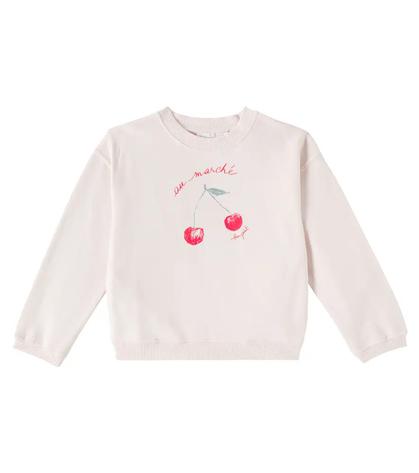  Bonpoint Bonpoint Fleurette Printed Cotton Sweatshirt 