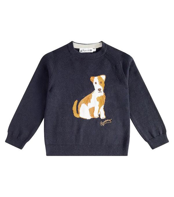  Bonpoint Bonpoint Gabor Wool And Cotton Sweatshirt 