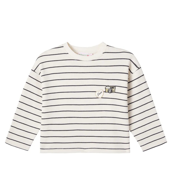  Bonpoint Bonpoint Gaya Cotton-blend Fleece Sweatshirt 