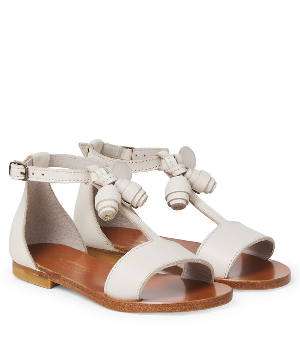  Bonpoint Bonpoint Leather Sandals 