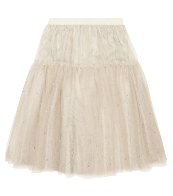  Bonpoint Bonpoint Princess Glitter Tulle Skirt 