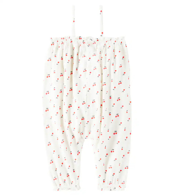  Bonpoint Bonpoint Sorbet Floral Cotton Playsuit 