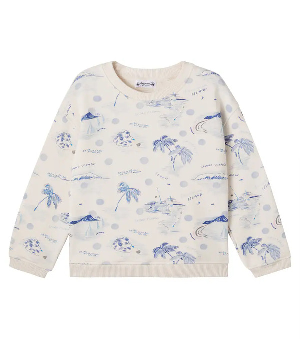  Bonpoint Bonpoint Tonino Printed Cotton Sweatshirt 