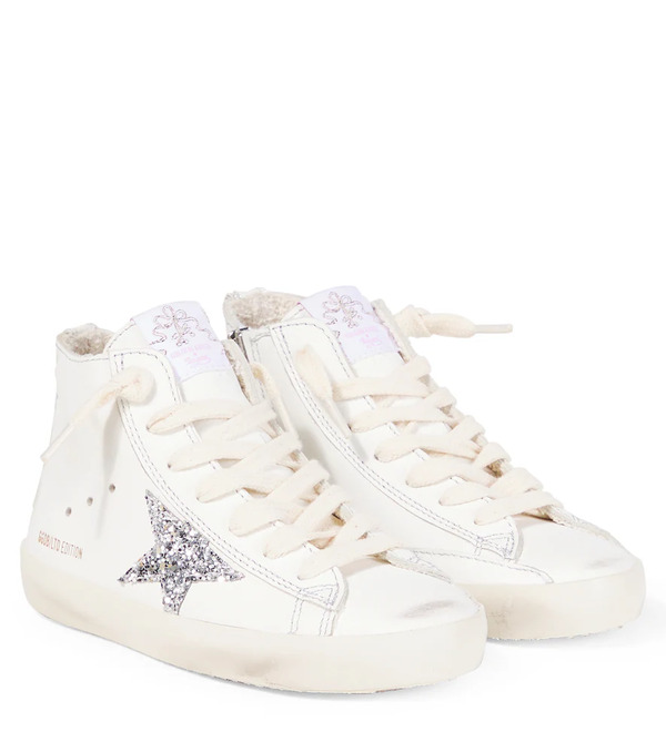  Bonpoint Bonpoint X Golden Goose Leather Sneakers 