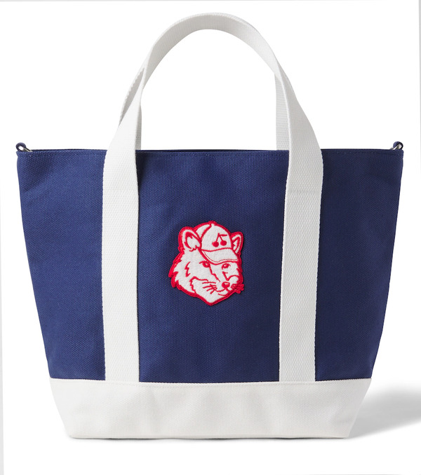  Bonpoint Bonpoint X Maison Kitsunã© Lane Canvas Tote Bag 