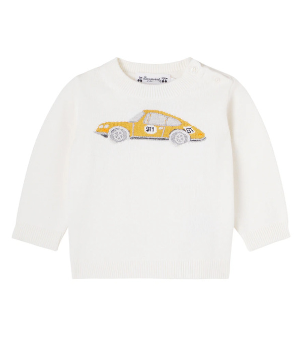  Bonpoint Bonpoint X Porsche Cotton And Cashmere Sweater 
