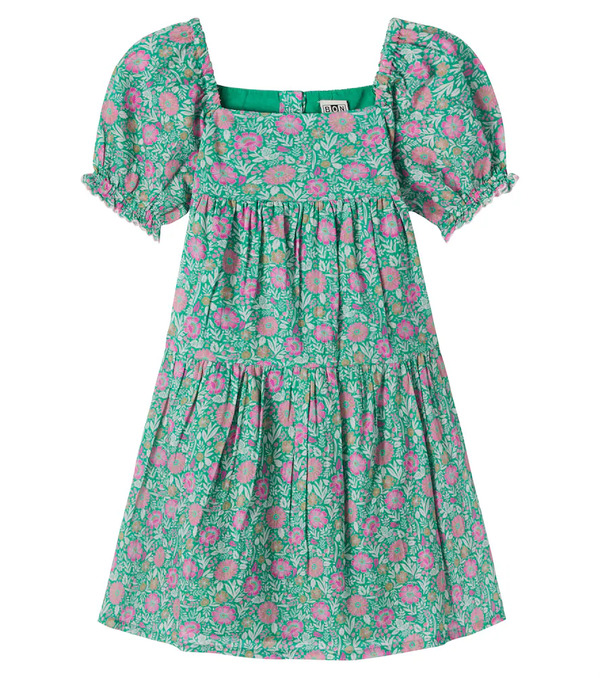  Bonton Bonton Georgette Floral Cotton Dress 