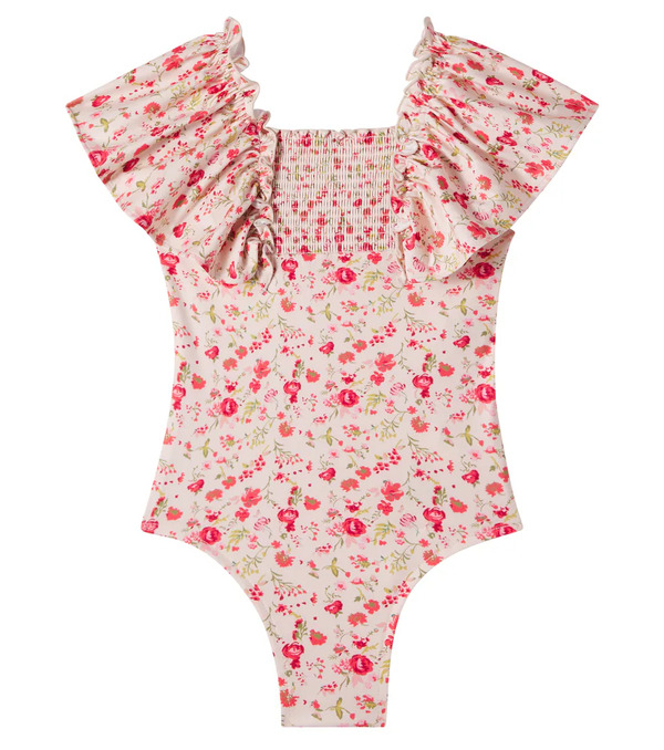  Bonton Bonton Nada Floral Ruffled Swimsuit 