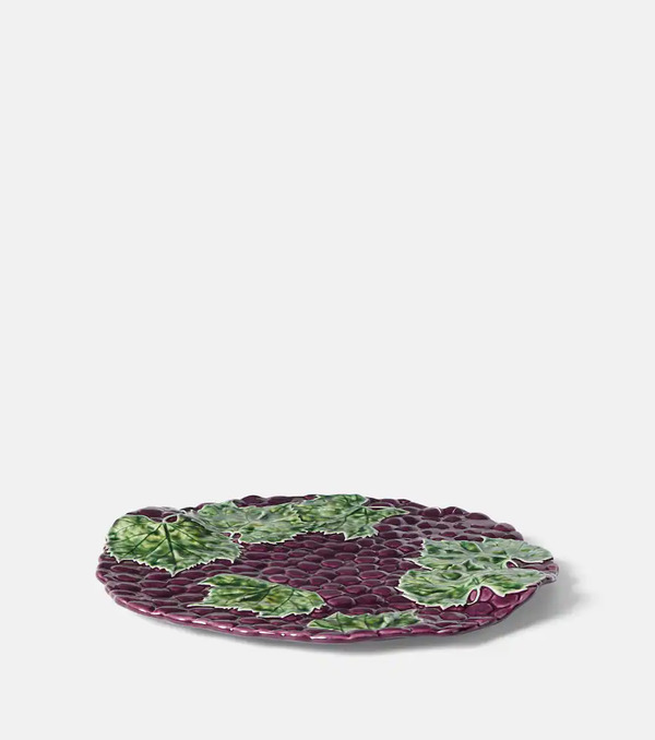  Bordallo Pinheiro Bordallo Pinheiro Grapes Earthenware Platter 