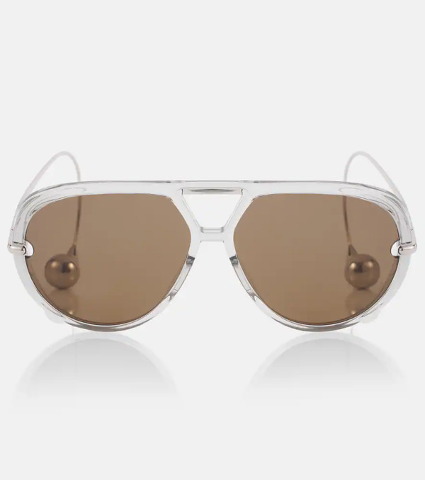  Bottega Veneta Bottega Veneta Aviator Sunglasses 